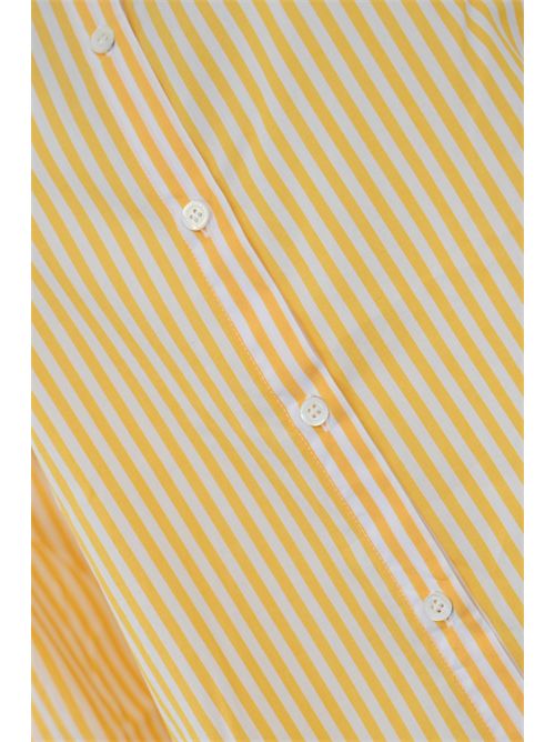 Camicia Brigitte a righe in popeline Mc2 Saint Barth | BRIGITTE03866H POPELINE SB BEACH STRIP